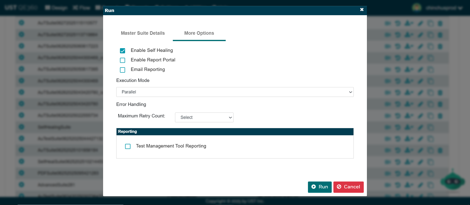 Self-healing Automation Example